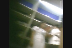 Boso studerende teenager belure op under nederdelen sygeplejersker i en boghandel gøre russisk porno