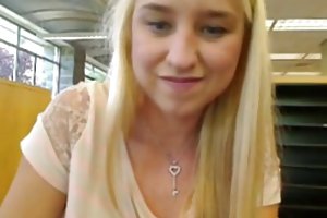 Amatør-udstilling sød blond teen bibliotek Dildo squirt fuldskab porno videoer