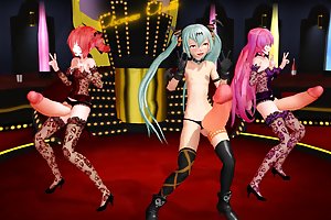 MMD 3D hjemmelavet porno med modne kvinder
